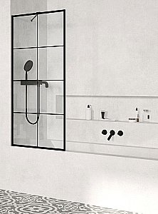 Шторка для ванны Radaway Modo New Black PNJ Factory 50 купить в интернет-магазине Sanbest