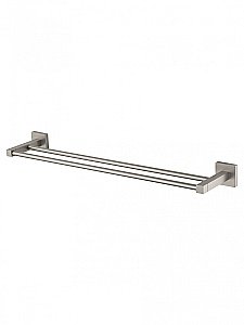 Полотенцедержатель двойной WONZON & WOGHAND POLO, Брашированный никель (WW-8911-BN) купить в интернет-магазине сантехники Sanbest