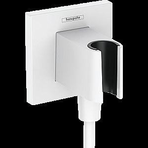 Подключение для шланга Hansgrohe Fixfit Porter E 26889700 белый матовый купить в интернет-магазине сантехники Sanbest