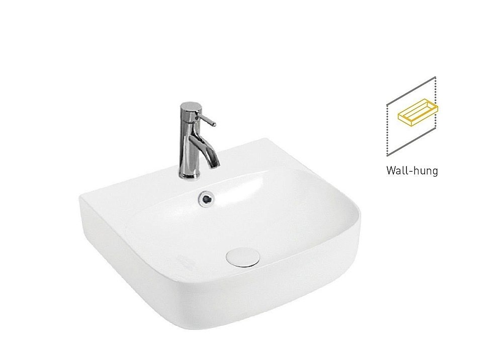 Раковина накладная Art&Max 49 AM1620 белая купить в интернет-магазине Sanbest