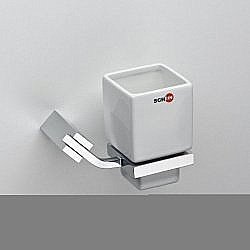 Стакан Schein WATTEAU 123CS-R хром купить в интернет-магазине сантехники Sanbest