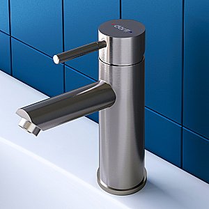 Смеситель для раковины Dorff Logic D3002100SS сталь купить в интернет-магазине сантехники Sanbest