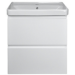 Тумба с раковиной Azario Мила 60 CS00080140 белая для ванной в интернет-магазине Sanbest