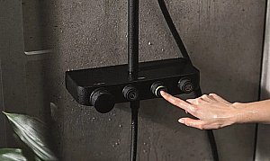 Душевая система Grohe Euphoria SmartControl System 310 Duo 22120KF0 фантомный черный купить в интернет-магазине сантехники Sanbest