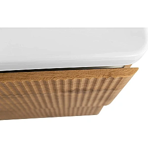 Тумба с раковиной Belbagno DUE 80 ручки в комплекте, Rovere Nature для ванной в интернет-магазине Sanbest