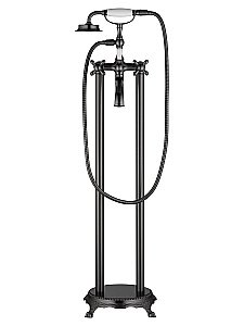 Смеситель для ванны напольного монтажа WONZON & WOGHAND RETRO, Темный графит (WW-88649020-BGM) купить в интернет-магазине сантехники Sanbest