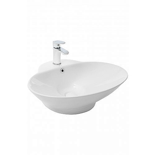 Раковина накладная WeltWasser WW ELBACH 3072 59 белая купить в интернет-магазине Sanbest