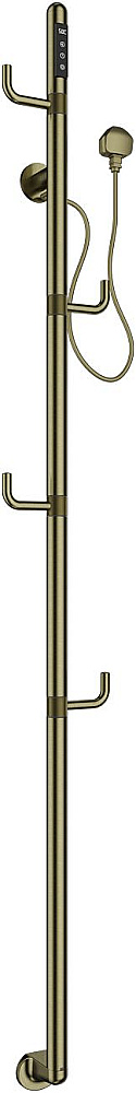 Полотенцесушитель электрический Allen Brau Liberty 7.33001-GB золото брашированное купить в интернет-магазине сантехники Sanbest