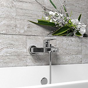 Смеситель для ванны PAINI Nove 09CR111LMKM хром купить в интернет-магазине сантехники Sanbest