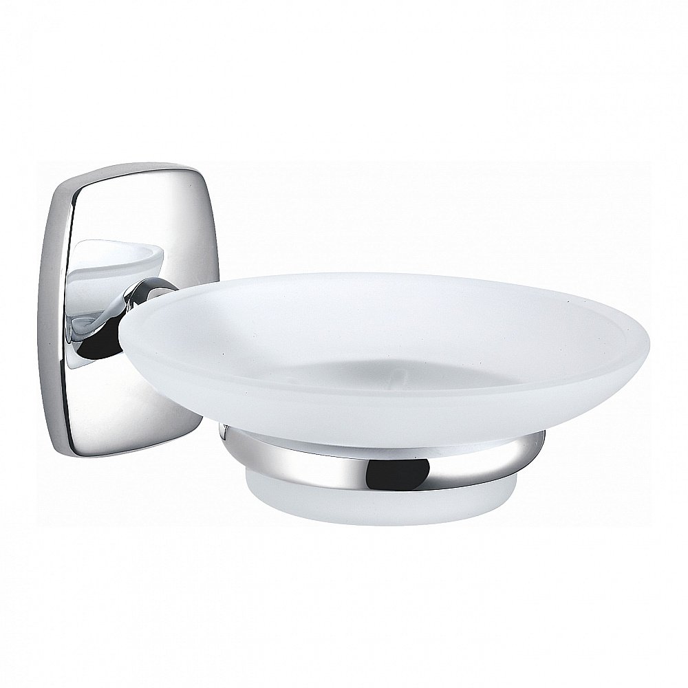 Мыльница с держателем WONZON & WOGHAND PORTO, Хром (WW-1201) купить в интернет-магазине сантехники Sanbest