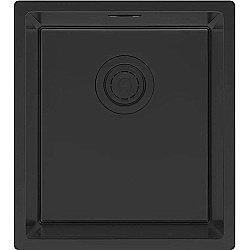 Кухонная мойка Paulmark Yuni 39 YU39-MBN черная матовая купить в интернет-магазине сантехники Sanbest