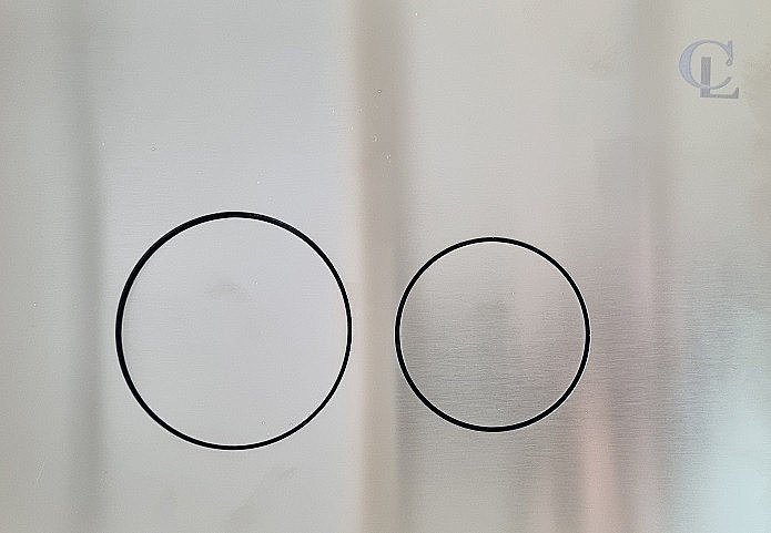 Кнопка для инсталляции CeramaLux DC/1-013 бронза купить в интернет-магазине сантехники Sanbest