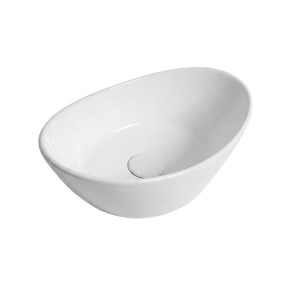 Раковина накладная GID Armonia 45 4528 белый купить в интернет-магазине Sanbest