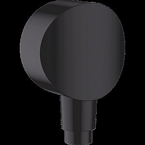Подключение для шланга Hansgrohe FixFit S 26453670 черный матовый купить в интернет-магазине сантехники Sanbest