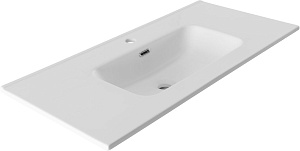 Раковина Aquanet Flat 330426 100 белая матовая купить в интернет-магазине Sanbest