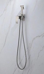 Гигиенический душ ABBER Wasserfall AF8625SP сатин купить в интернет-магазине сантехники Sanbest