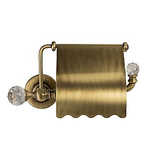 Держатель для туалетной бумаги Migliore Amerida ML.AMR-60.406.BR бронза/Swarovski купить в интернет-магазине сантехники Sanbest