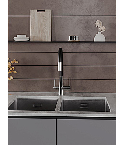 Смеситель для кухни Agger Elegant A3230322 сатин матовый купить в интернет-магазине сантехники Sanbest