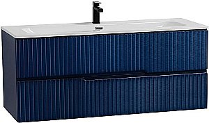 Тумба с раковиной Cezares DUET-N 120 DUET-N-1200-2C-SO-SPF-P сапфир для ванной в интернет-магазине Sanbest