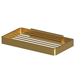 Мыльница WhiteCross Cubo CU2424GLB золото брашированное купить в интернет-магазине сантехники Sanbest