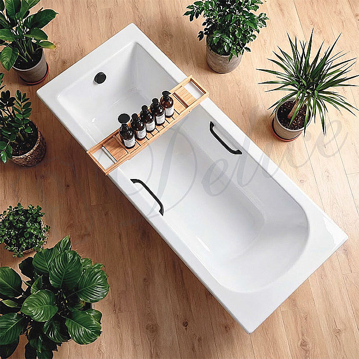 Ванна Delice Scandi DLR330025RB-G 170х70 белая/ручки черные купить в интернет-магазине Sanbest