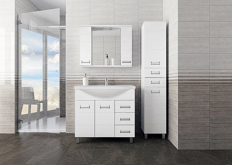 Тумба с раковиной Style Line Ирис 100 для ванной в интернет-магазине Sanbest