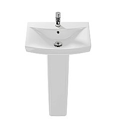 Раковина на пьедестале Cersanit CARINA 55 белая купить в интернет-магазине Sanbest