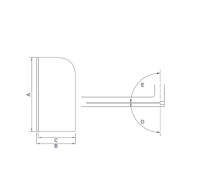 Шторка для ванны Good door SCREEN NEW H-80-C-CH купить в интернет-магазине Sanbest