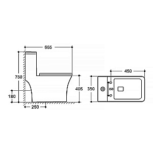 Унитаз моноблок Azario Lodi AZ-8617 белый, безободковый, с крышкой микролифт купить в интернет-магазине Sanbest