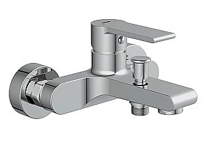 Смеситель для ванны Cersanit BRASKO с душевым гарнитуром VIBE 64513 купить в интернет-магазине сантехники Sanbest