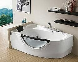 Гидромассажная ванна Gemy G9046-II B 170х100 левая купить в интернет-магазине сантехники Sanbest