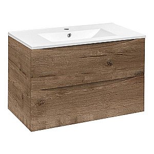 Тумба с раковиной Vincea Mia VMC-2MC800VO + VBS-13980 800 V.Oak для ванной в интернет-магазине Sanbest