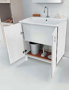 Раковина Kerasan Aquadom 60 029401*1 белая купить в интернет-магазине Sanbest