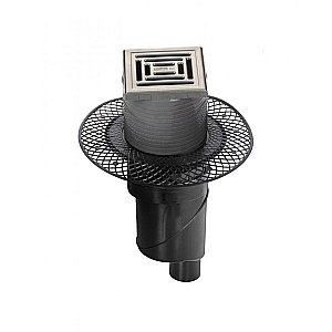 Душевой трап прямой Berges Platz Uno 10х10 090069 матовый хром купить в интернет-магазине Sanbest