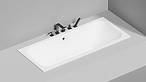 Ванна Salini Orlanda Axis S-Sense 170х75 103313M белая матовая купить в интернет-магазине Sanbest