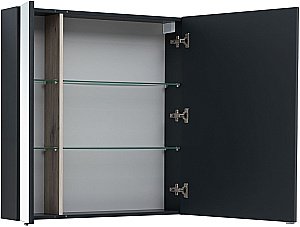 Зеркальный шкаф Aquanet Алвита New 80 Антрацит купить в интернет-магазине сантехники Sanbest