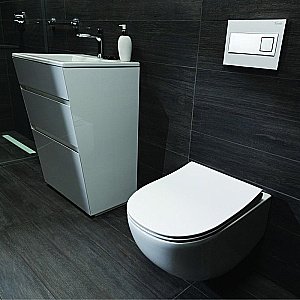 Унитаз с инсталляцией Pestan Fluenta Rimless SET40006661OB безободковый, с крышкой микролифт купить в интернет-магазине Sanbest