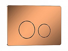 Кнопка для инсталляции CeruttiSpa CR04RG розовое золото купить в интернет-магазине сантехники Sanbest