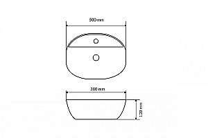 Раковина Excellent Ronity 50S CEAC.2901.500.WH белая купить в интернет-магазине Sanbest