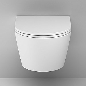 Унитаз подвесной AM.PM Func C8F1701MWSC белый матовый, безободковый купить в интернет-магазине Sanbest