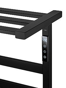 Полотенцесушитель электрический WONZON & WOGHAND FRANKFURT WW-A1029-MB черный матовый купить в интернет-магазине сантехники Sanbest