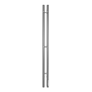 Полотенцесушитель электрический TERMINUS DUO 1200 4670078561817 хром купить в интернет-магазине сантехники Sanbest