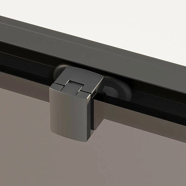 Душевой уголок Ambassador Forsa AB 17021221AB-90AB 150х90 стекло прозрачное/профиль черный купить в интернет-магазине Sanbest