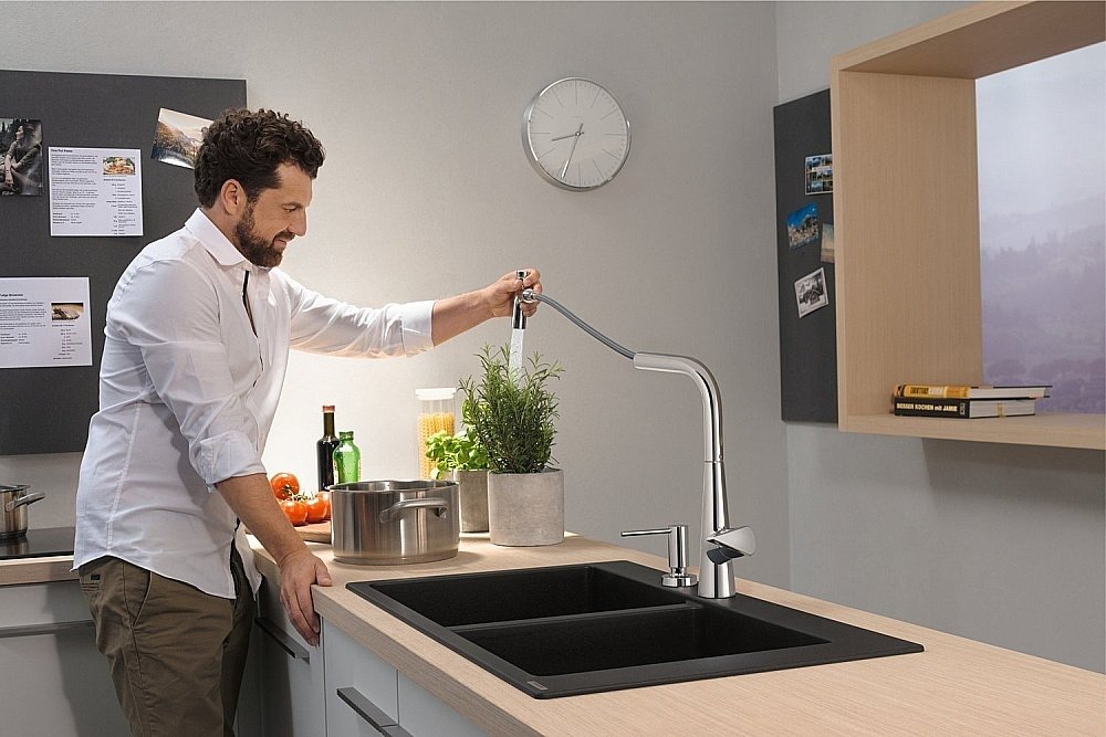 Смеситель для кухни Hansgrohe Talis Select M51 300 73867000 купить в интернет-магазине сантехники Sanbest