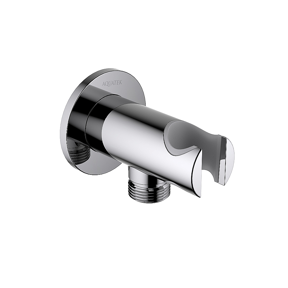Подключение для шланга Aquatek AQ2460CR хром купить в интернет-магазине сантехники Sanbest