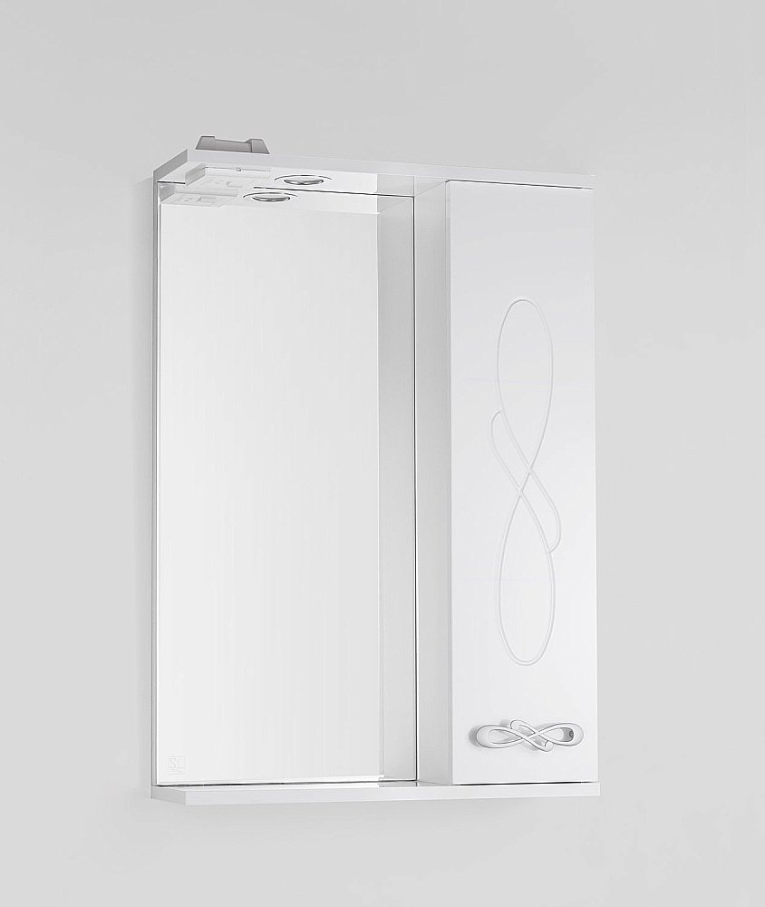 Зеркало со шкафом Style Line Венеция 55/С в ванную от интернет-магазине сантехники Sanbest