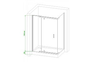 Душевой уголок Royal Bath HPV RB80HPV-C 80х80 матовое стекло/профиль белый купить в интернет-магазине Sanbest