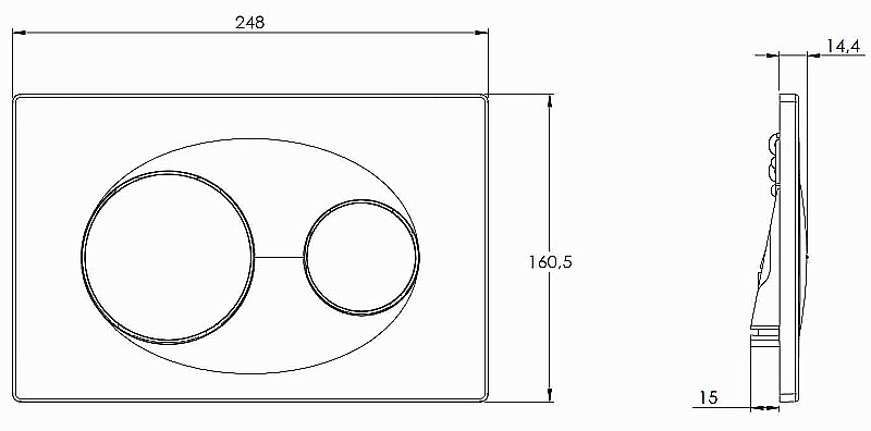 Инсталляция для унитаза Azario AZ-8010-1000 купить в интернет-магазине сантехники Sanbest