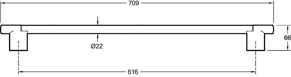 Душевая штанга Jacob Delafon AWAKEN E24934-BL купить в интернет-магазине сантехники Sanbest