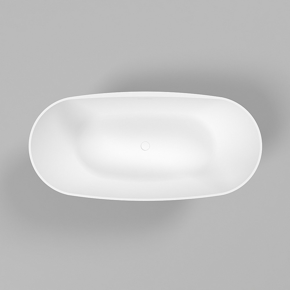 Ванна из искусственного камня WhiteCross Onyx X 160x75 белый матовый купить в интернет-магазине Sanbest